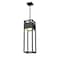 Z-Lite Barwick 1 Light Outdoor Chain Mount Ceiling Fixture, Black & Etched 585CHB-BK-LED - alternate 6